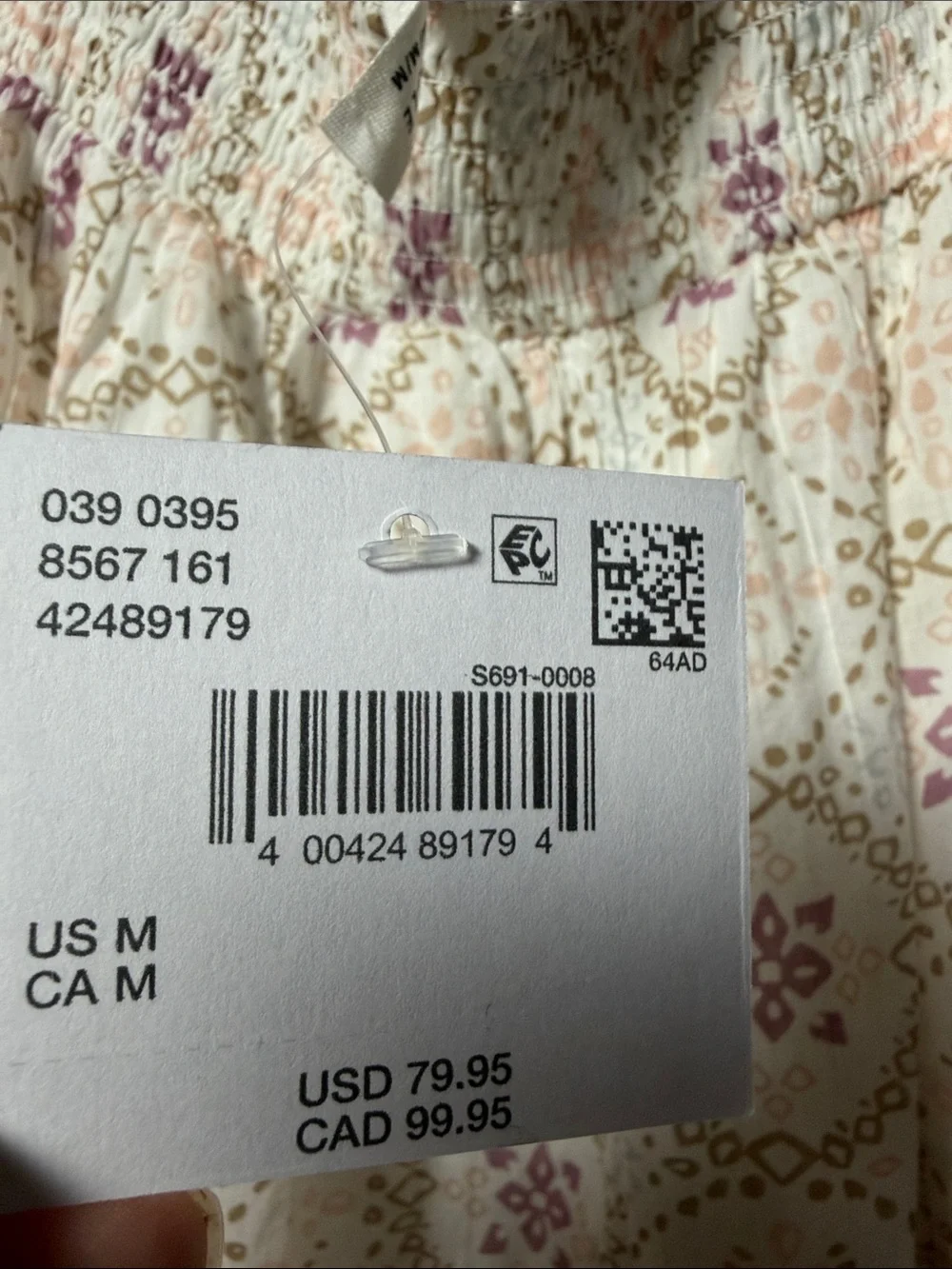 American Eagle Floral Boho Maxi Dress – Size Medium - Picture 3 of 3